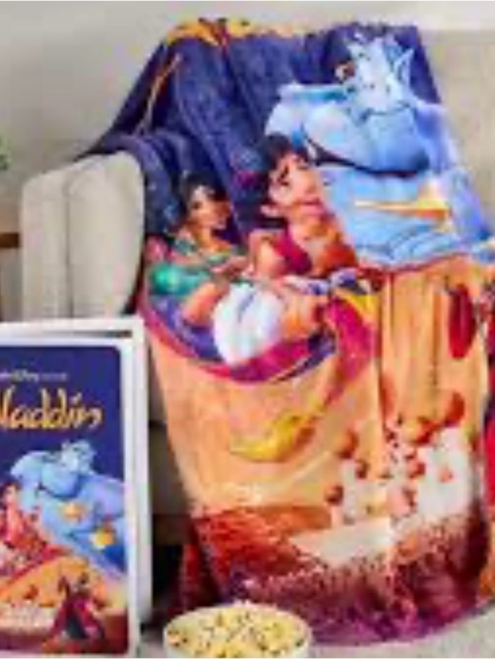 Disney Aladdin Kids Pajama Blanket - Multi-Color